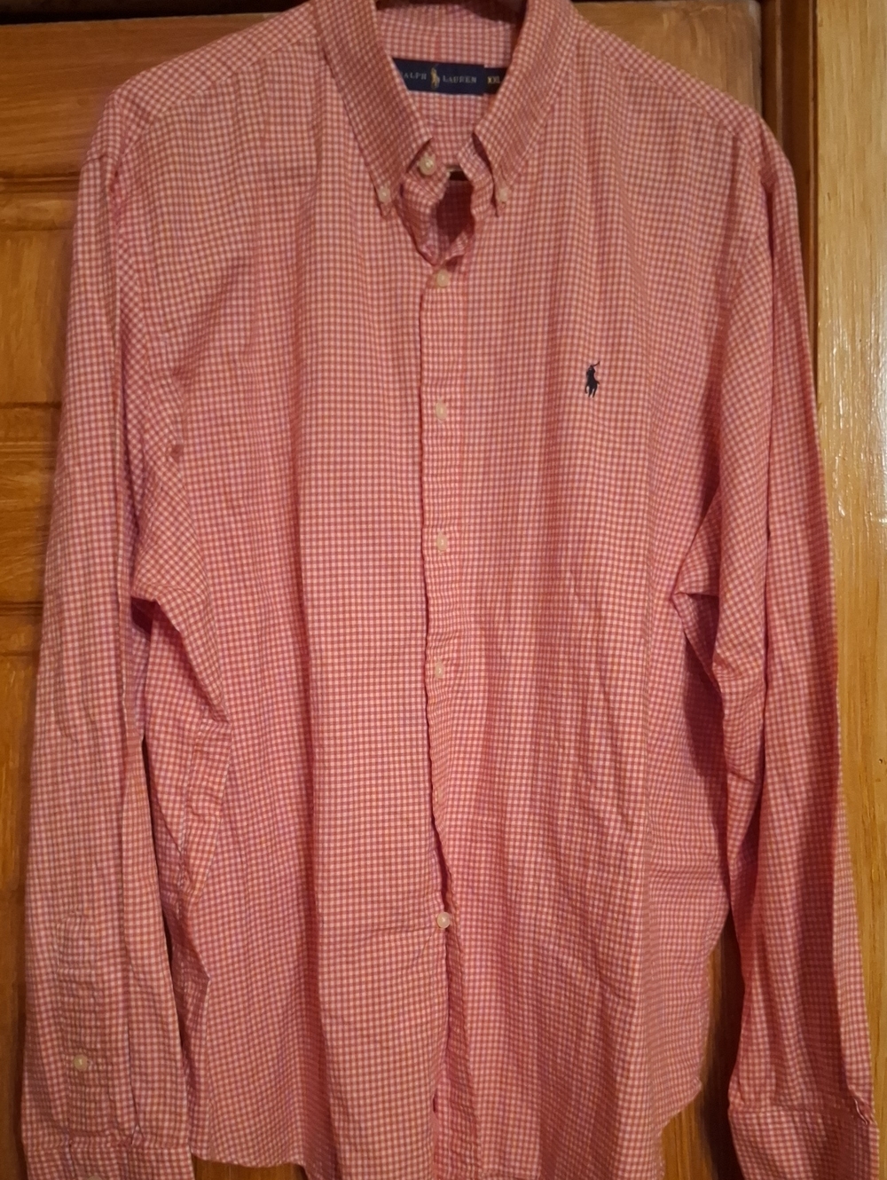 Polo by Ralph Lauren Red & White Gingham Button-Down Shirt